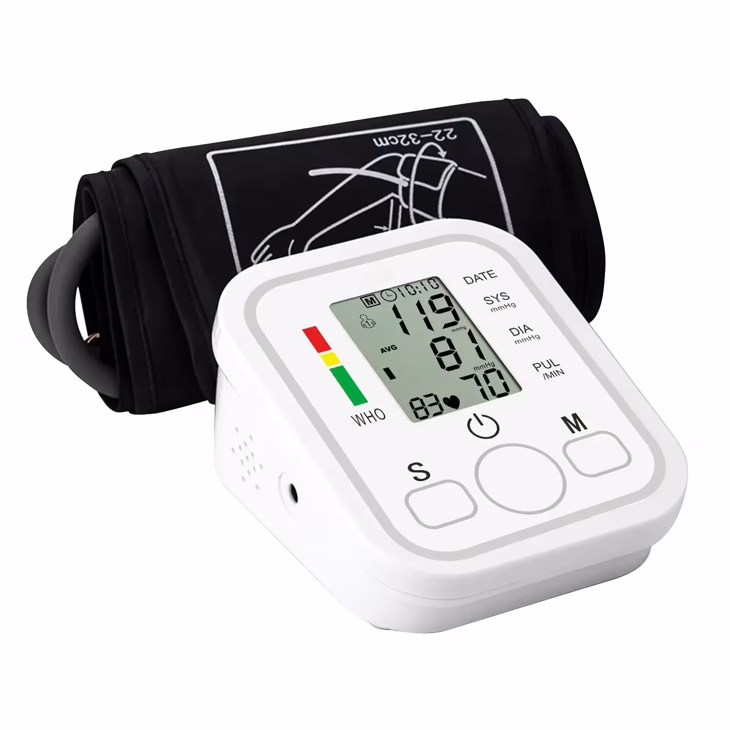 Compteur automatique de pression artérielle avec affichage LED