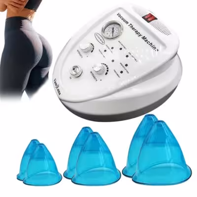 Breast lift and contraction vacuum machine with massage function