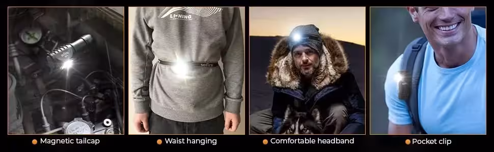 rechargeable head lamp USB C