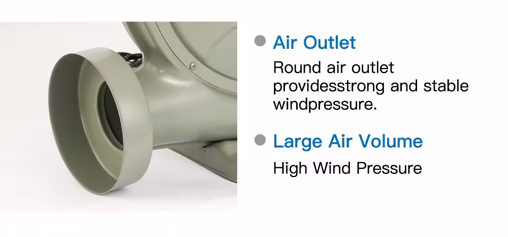ventilateur d'air centrifuge 750W