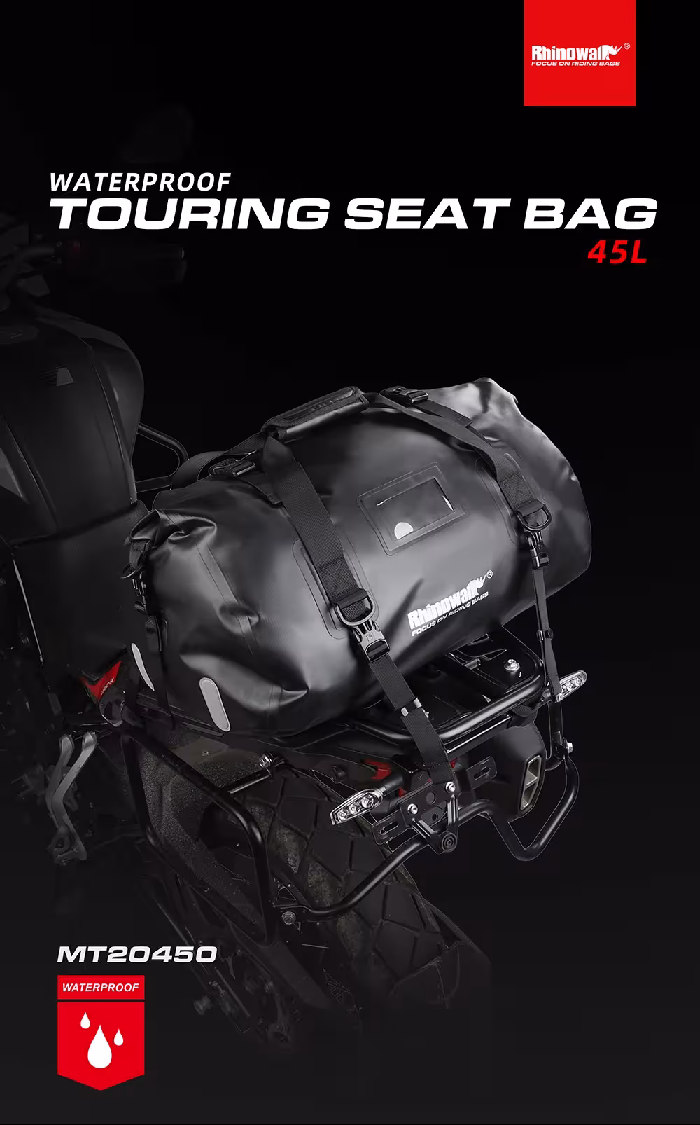 motorcycle seat bag