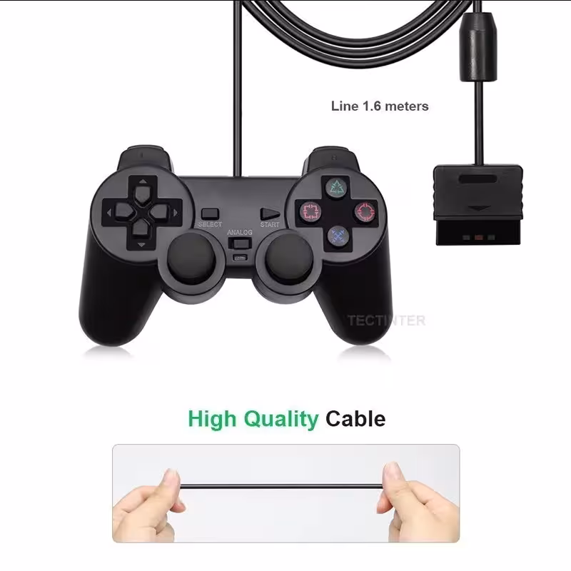 kabelgebundener Controller für PlayStation 2