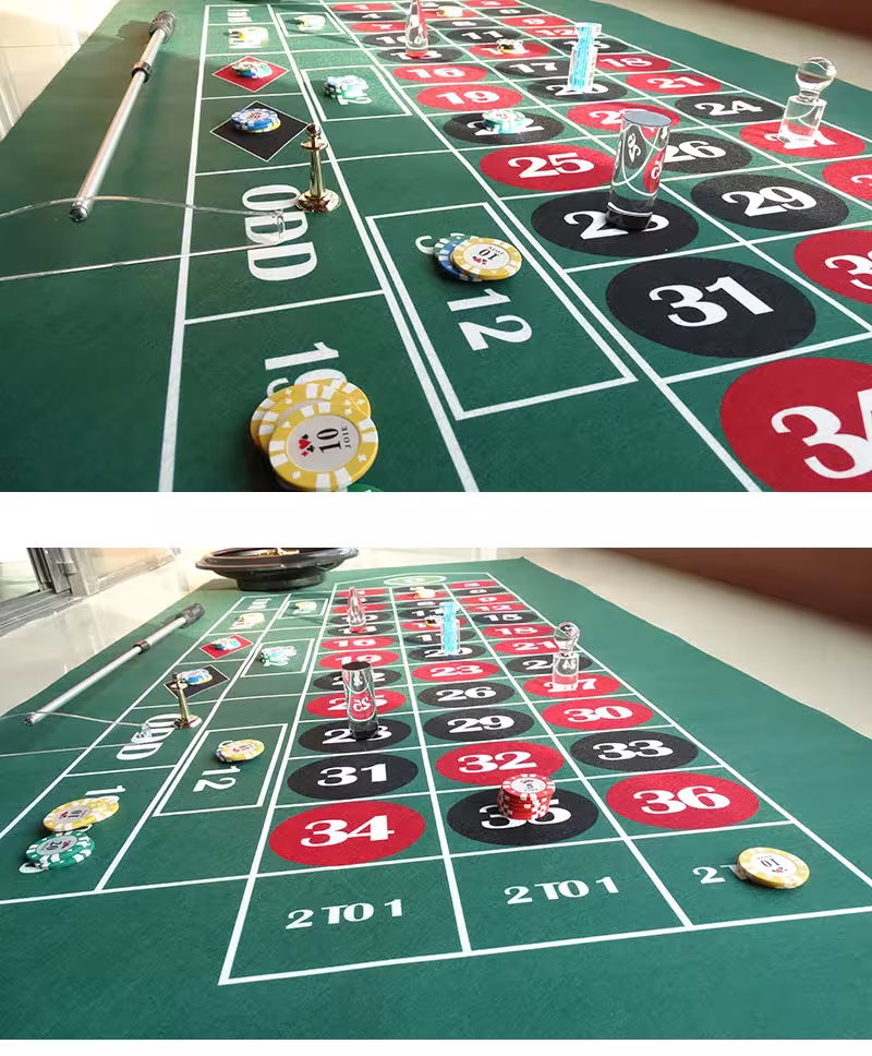 pokeryje žaidimų kilimėlis