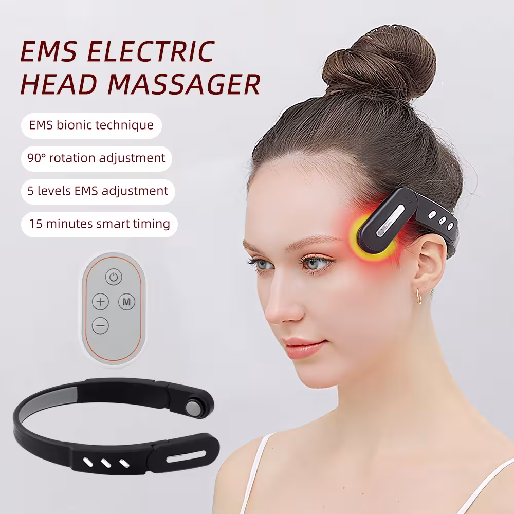 Máquina de masaje de cabeza eléctrica con tecnología EMS