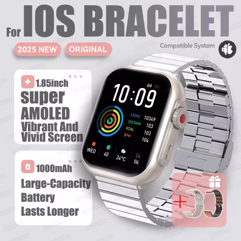 Moteriškas išmanusis laikrodis XIAOMI IOS Watch Ultra2 1000mAh 1.85 AMOLED