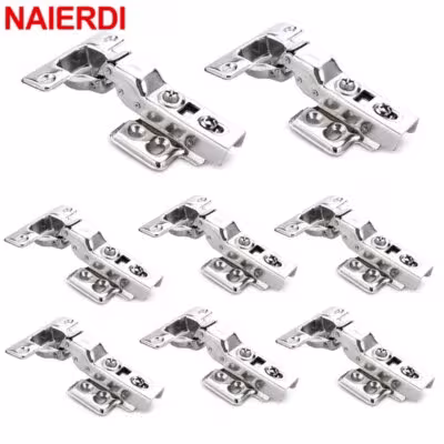 NAIERDI 8 / 10 / 12 pcs Hommes en acier inoxydable avec amortizateur hydraulique