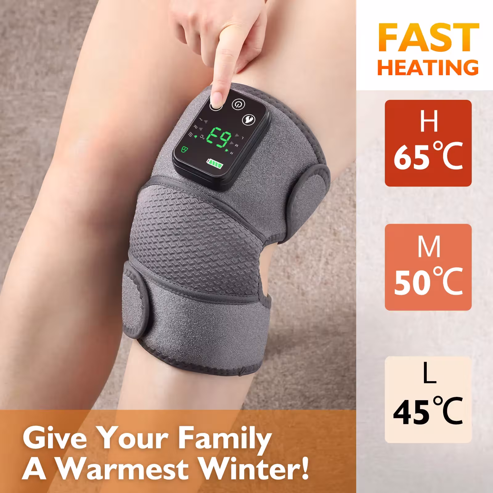 appareil de massage chauffant pour les jambes