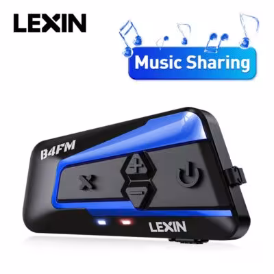 Lexin B4FM X Bluetooth motorcycle helmet intercom speaker FM radio 850mAh