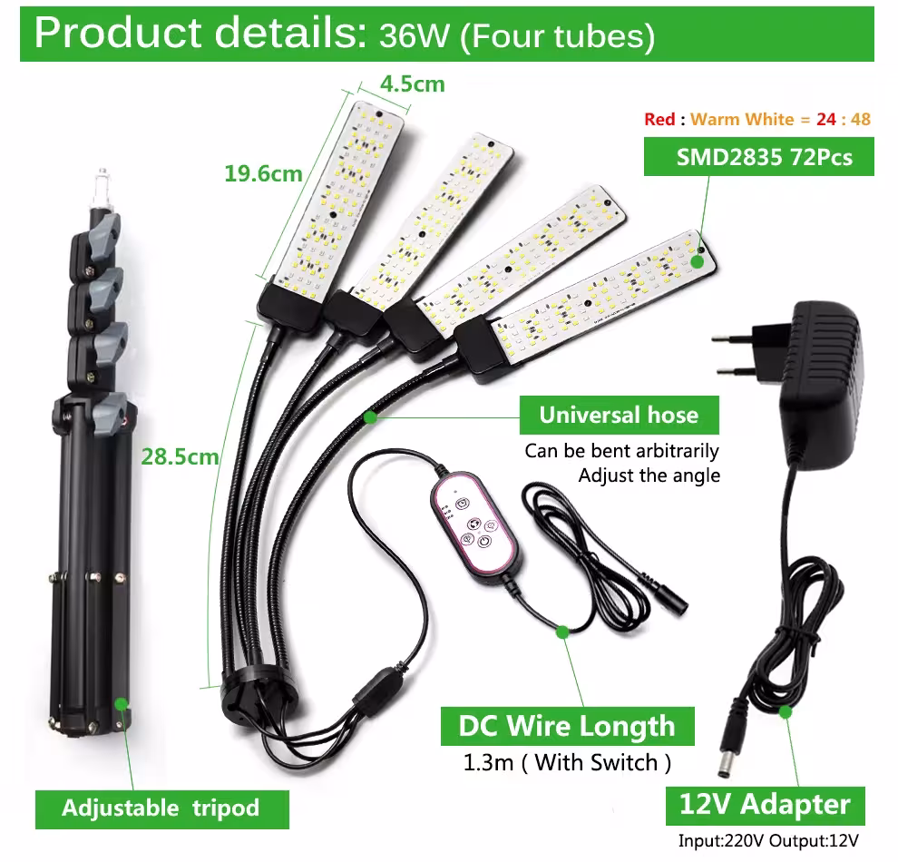 Lampe LED pour la culture des plantes