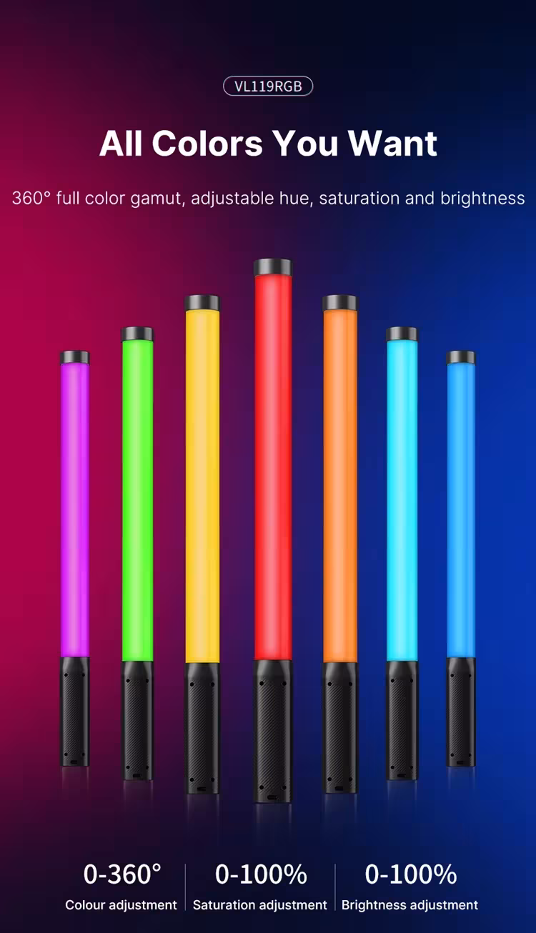RGB LED video light
