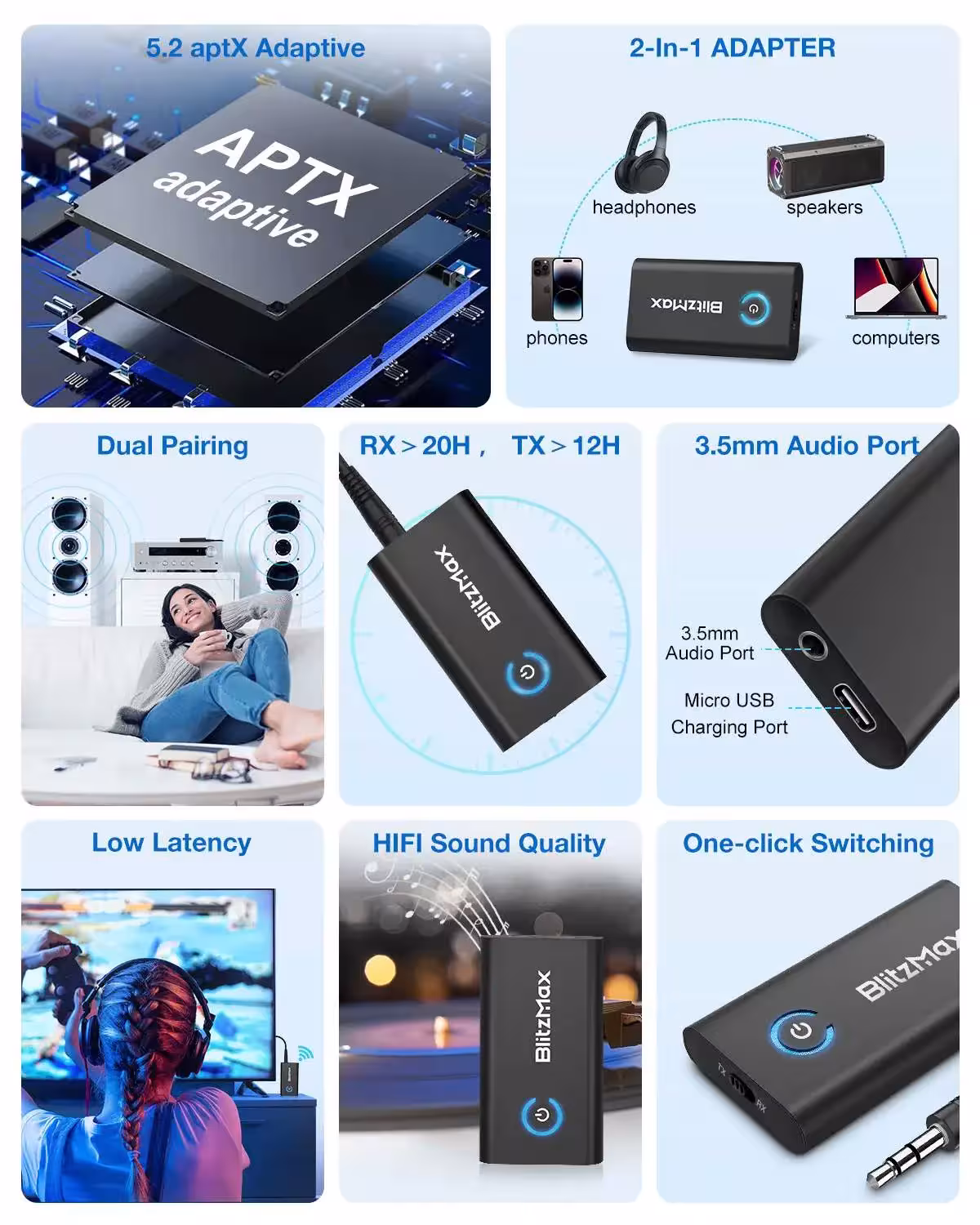 Bluetooth belaidis adapteris