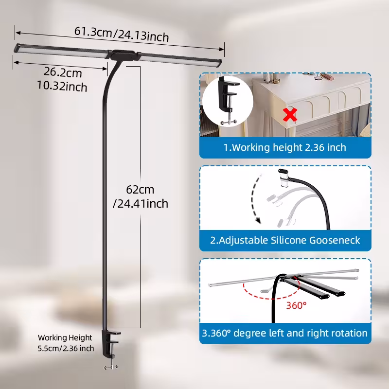 Barra de luz LED para monitor