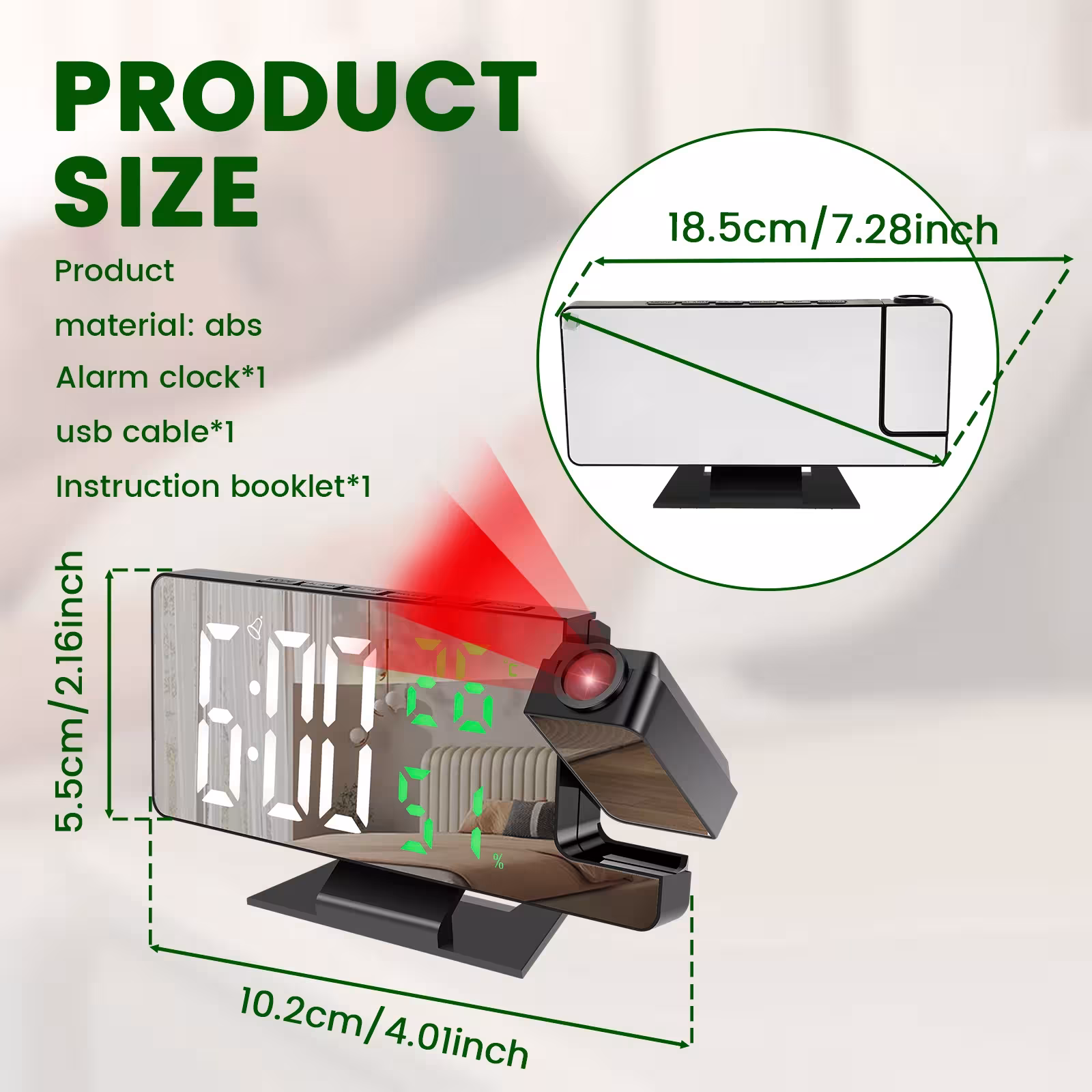alarme de conception avec projection