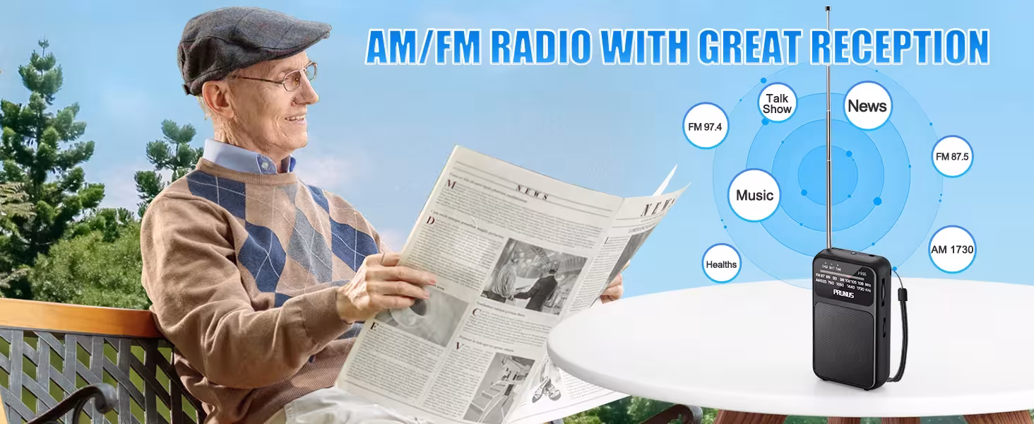 radio portátil AM FM