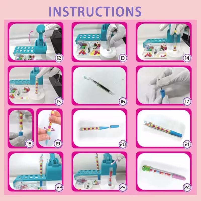 vaikai DIY rašiklio rinkinys