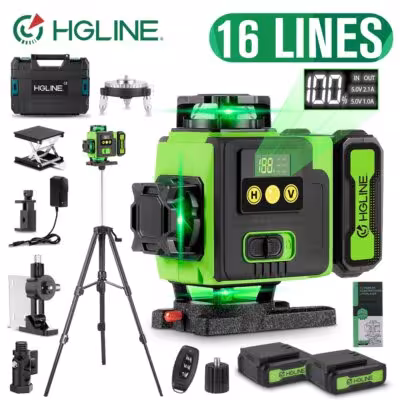 HGLINE 16-line nivel laser con app e telecomando