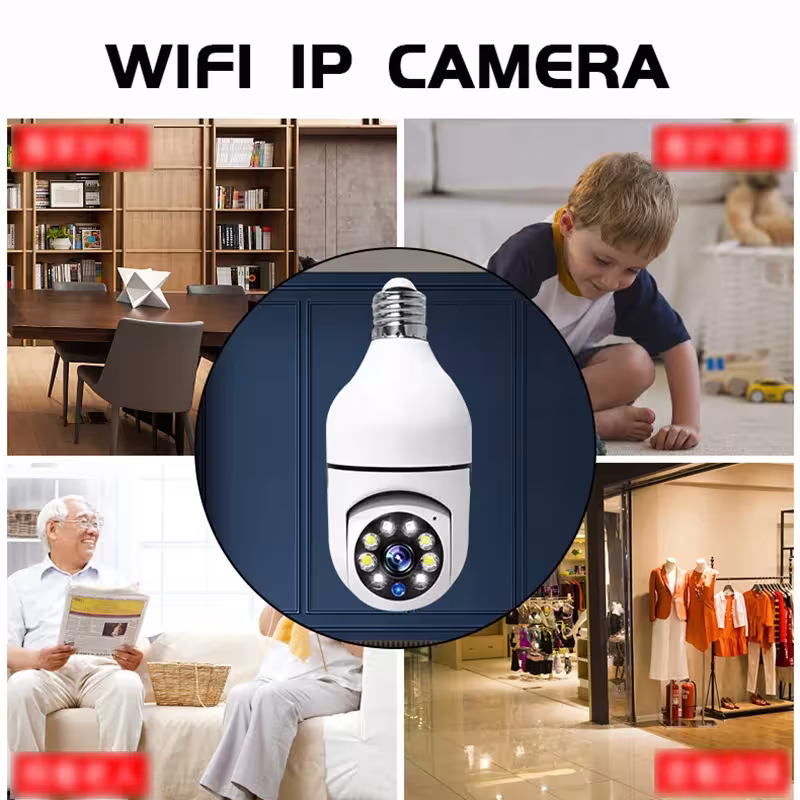 WiFi stebėjimo kamera E27