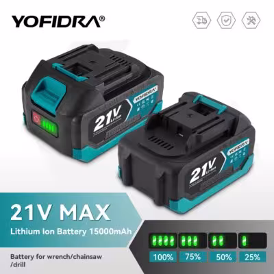 Batteria al litio di carico di YOFIDRA 3.0Ah 4.5Ah Per la filatura elettrica
