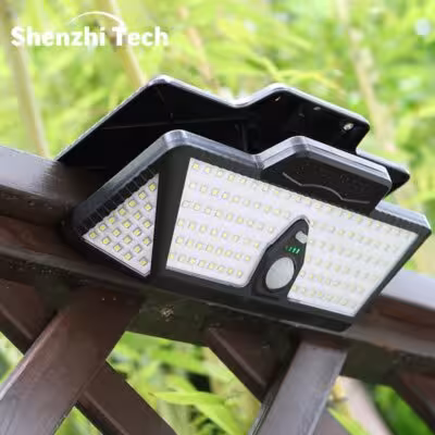 Luces LED de energía solar con sensor de movimiento