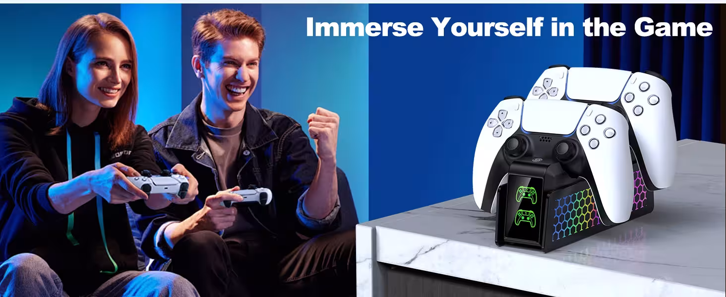 PS5 controller charging station