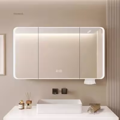 Armadio specchio bagno con illuminazione