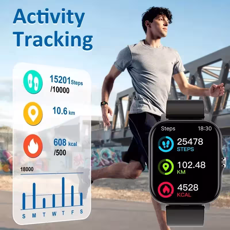 Smartwatch mit Blutdruckmessgerät
