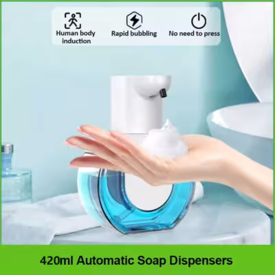 420ML automatinis muilo dozatorius su sensoriumi ir 4 lygiais reguliavimui