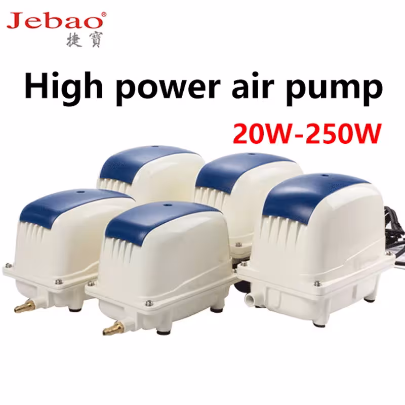 JEBAO pesce stagno pompa di ossigeno aria 220V 20W-250W potente acquario