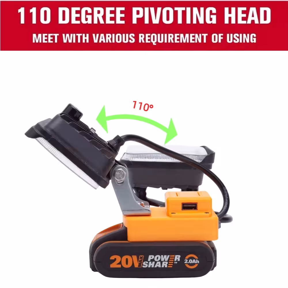 LED darbo šviesa WORX 20V