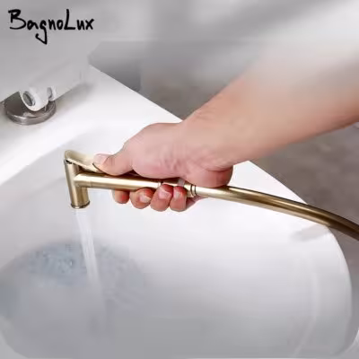Rankinis bidet purkštuvas su stovu vonioje virtuvėje tualete šaltam šiltam vandeniui