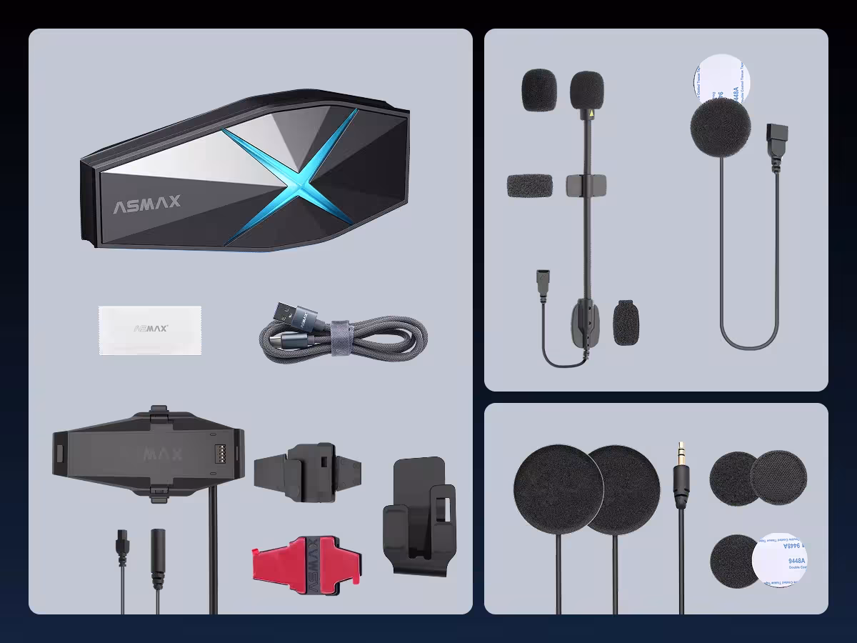 motorcycle helmet bluetooth interkom