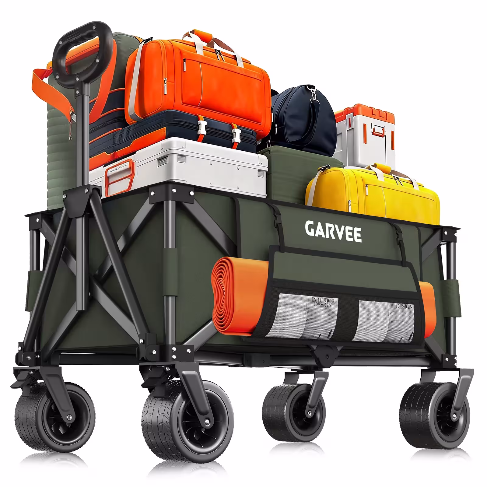 chariot de plage pliable