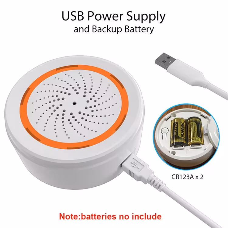 Zigbee išmanus sirenos signalizatorius