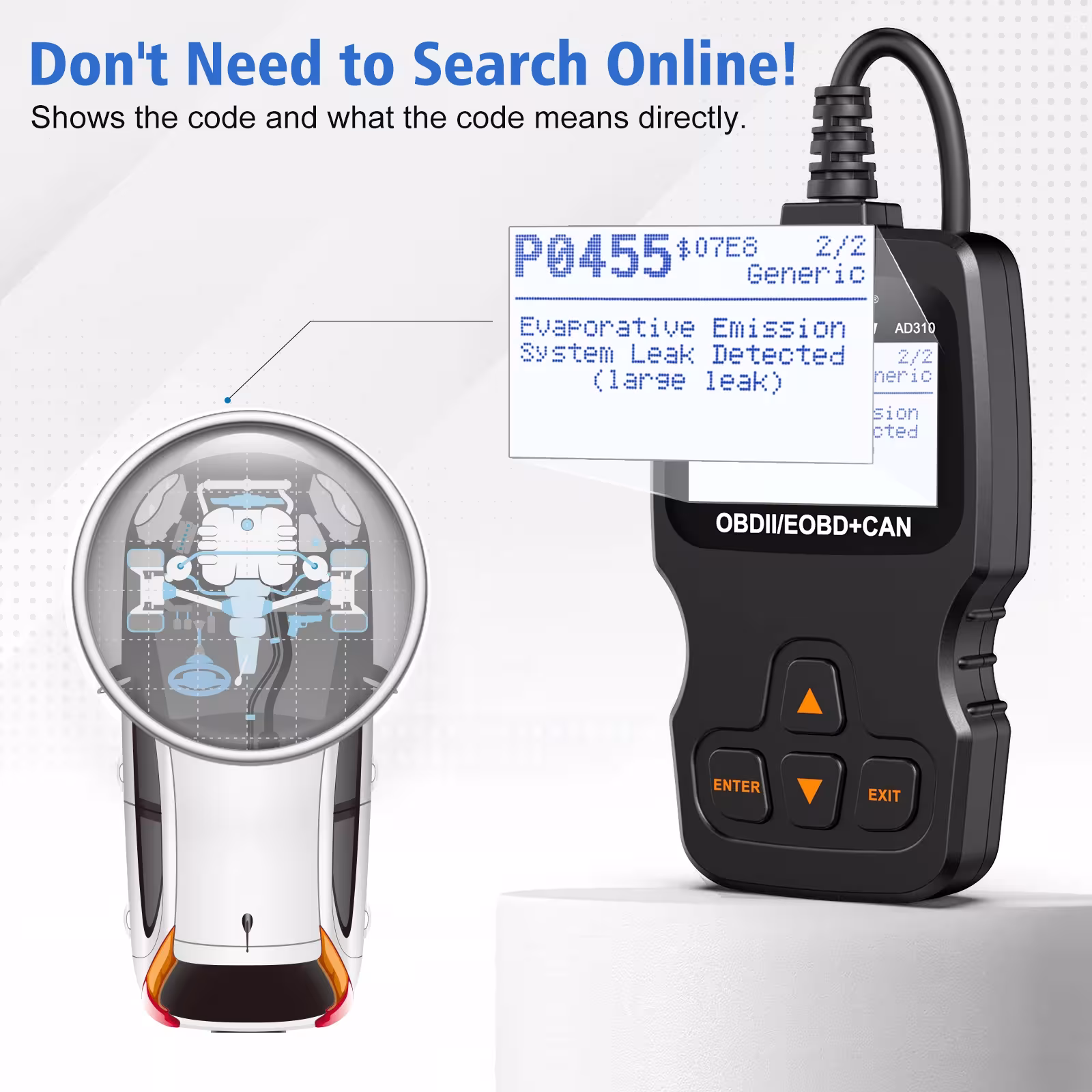 Lecteur de diagnostic OBD2