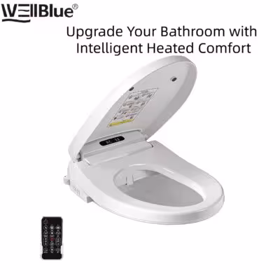Sedile WC intelligente con telecomando, seduta riscaldata e asciugatore ad aria