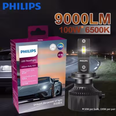 Philips Ultinon Rally 3551 LED H4 H7 H11 Autoleuchten 6500K 50W