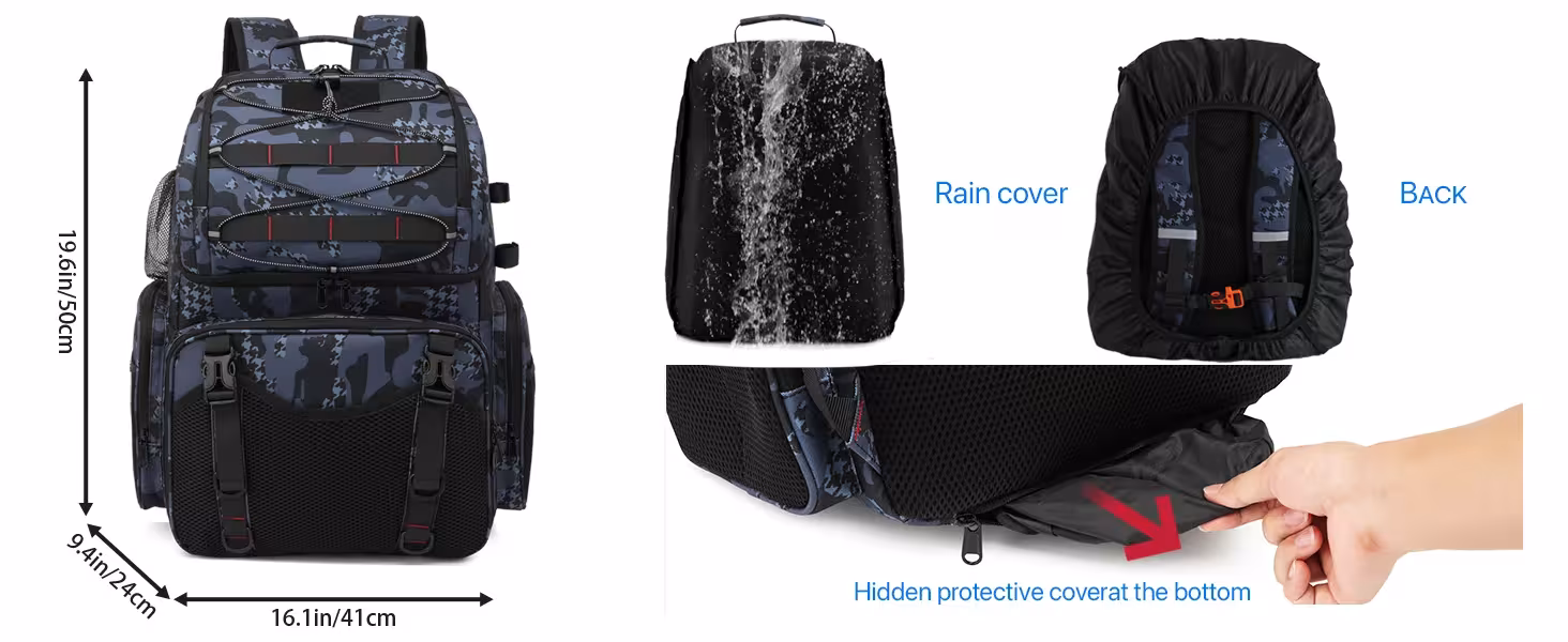 zaino da pesca 45L