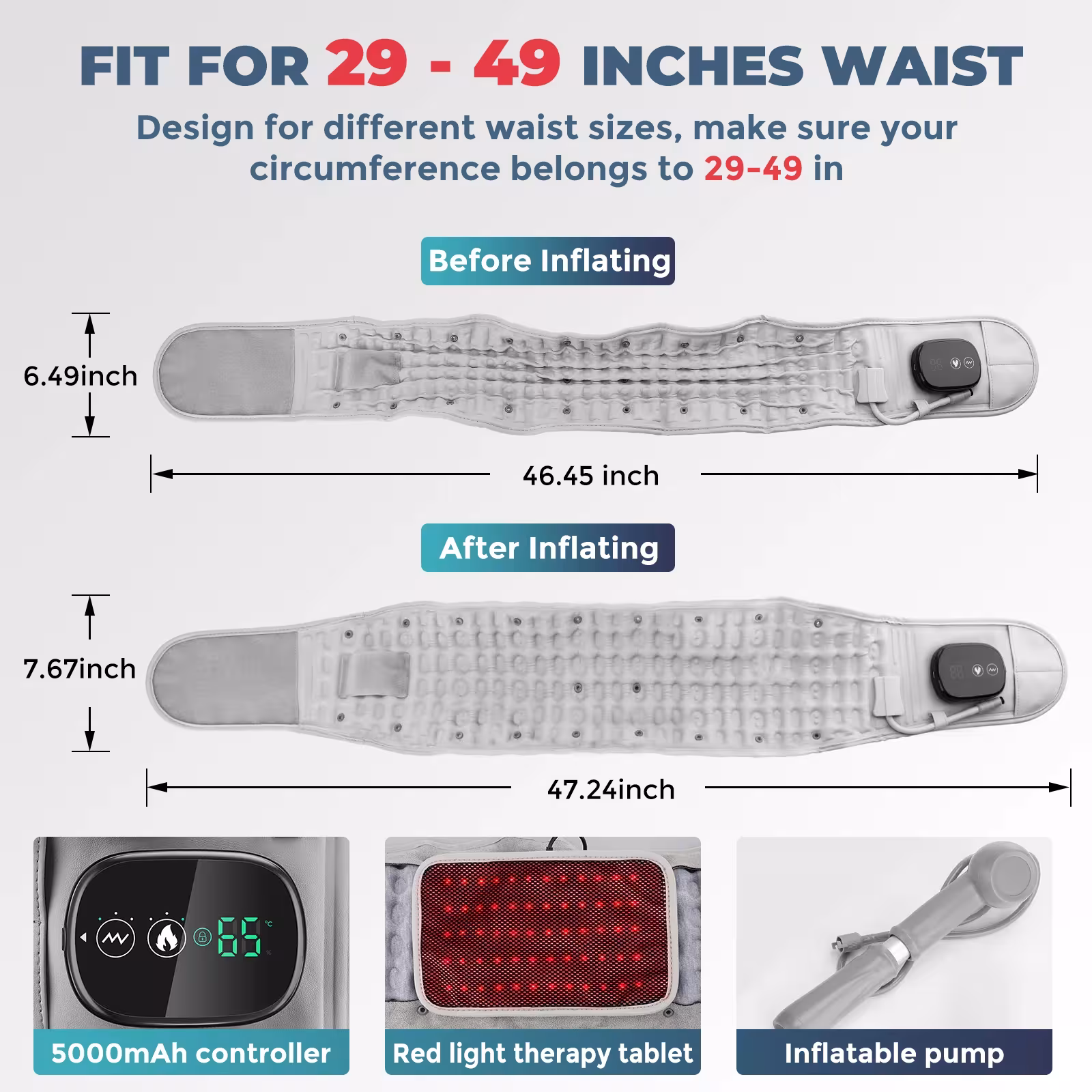 heating massage belt