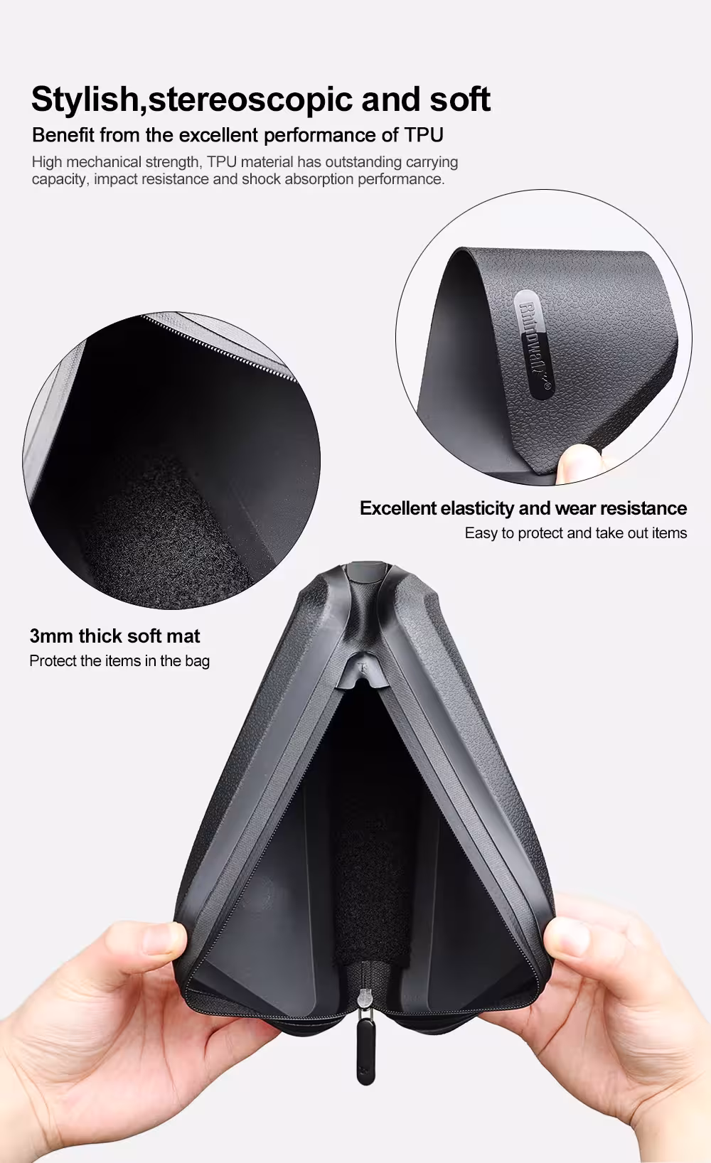 borsa per bici impermeabile