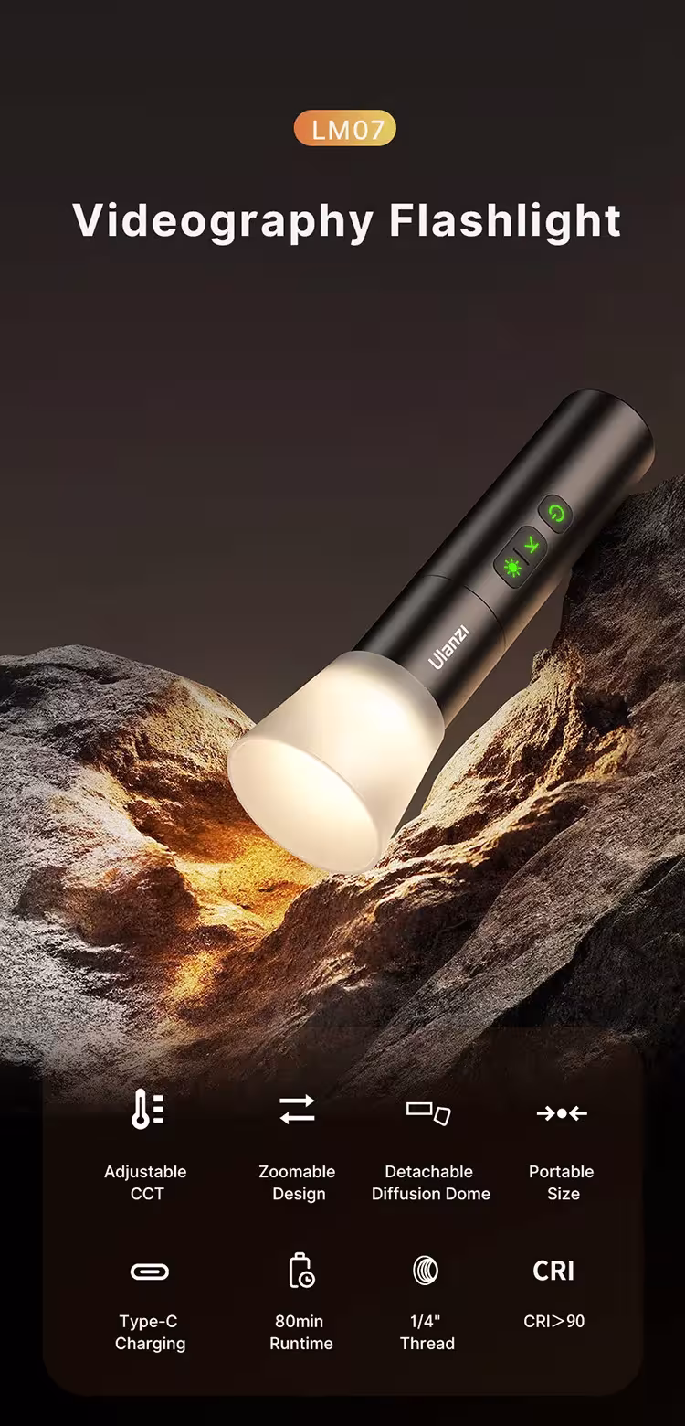 LED video light for photography