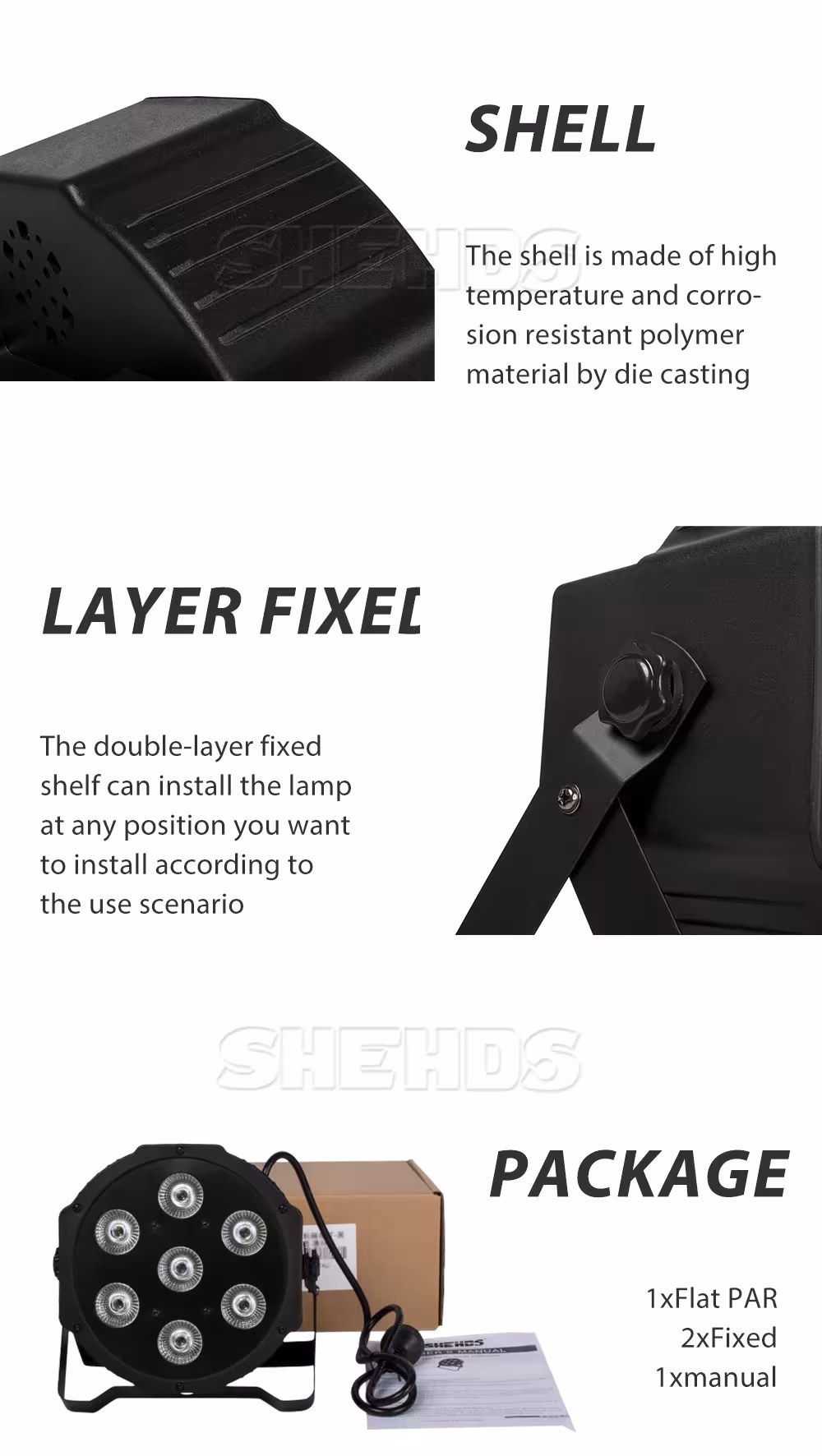 LED Par 7x12W RGBW