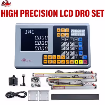 HXX 3-axis LCD digital indicator and 3 linear scales for 50-1000mm milling