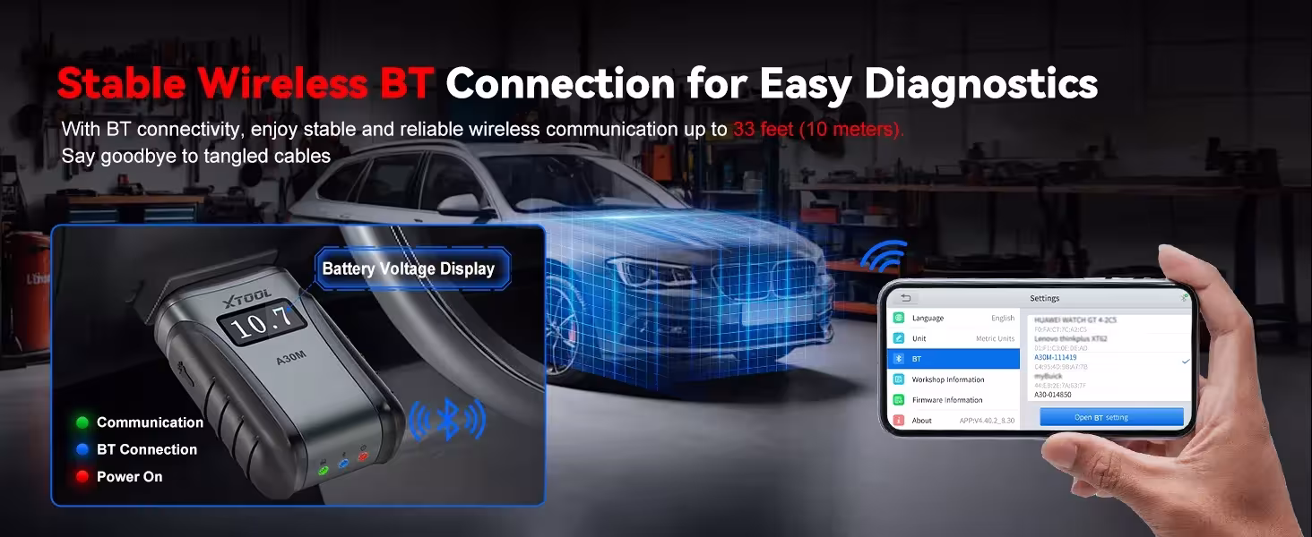 OBD2 diagnostikos skaitytuvas