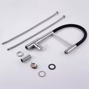 grifo de cocina negro