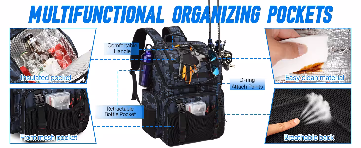 zaino da pesca 45L