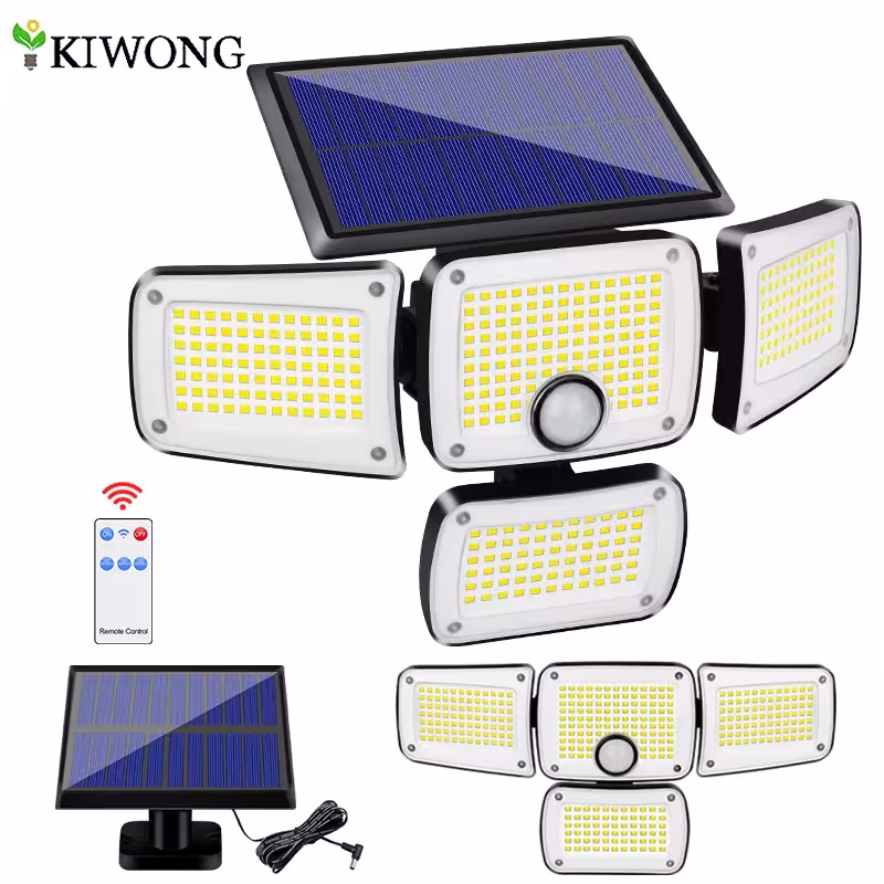 Solar LED wall lamp 182 / 112 LED IP65 waterproof