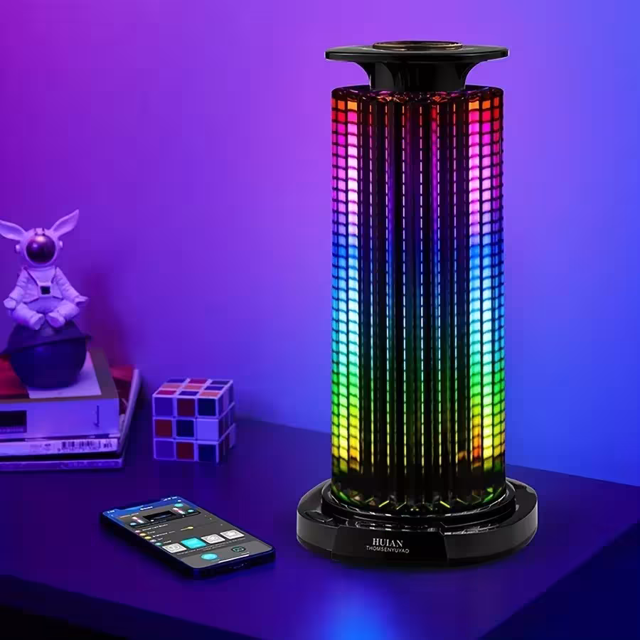 Luminaire RGB avec activation sonore