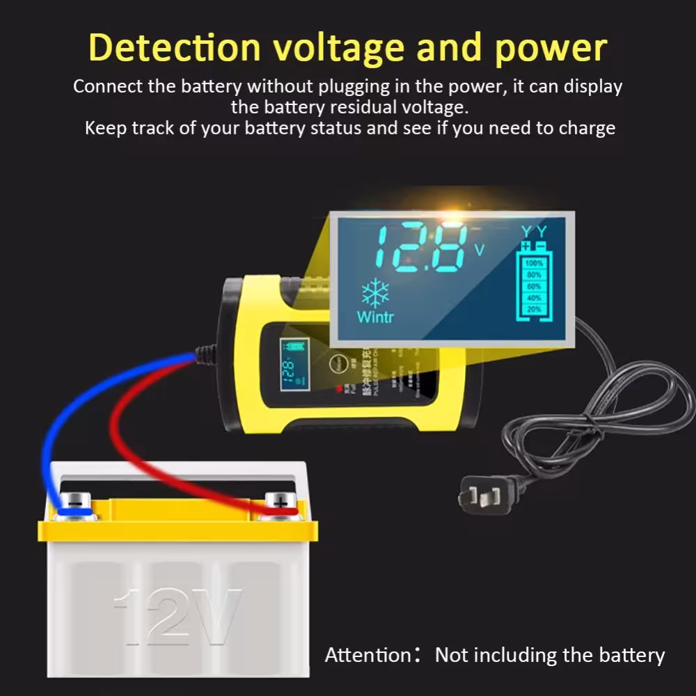 Chargeur de batterie pour voiture 12V