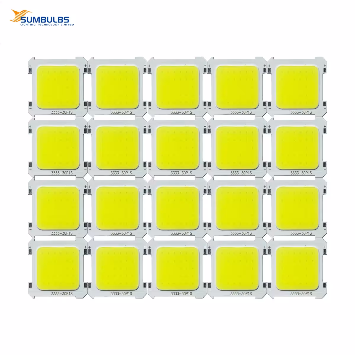 COB LED 5W 3V led freddo bianco 20 unità set