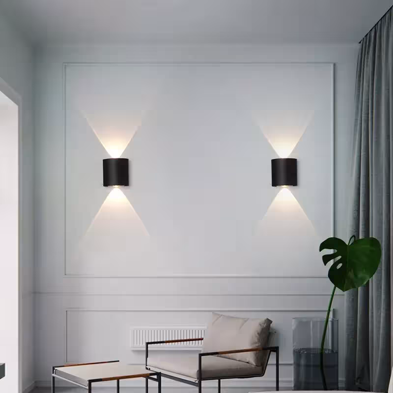 Luminaria de pared LED para uso interior y exterior